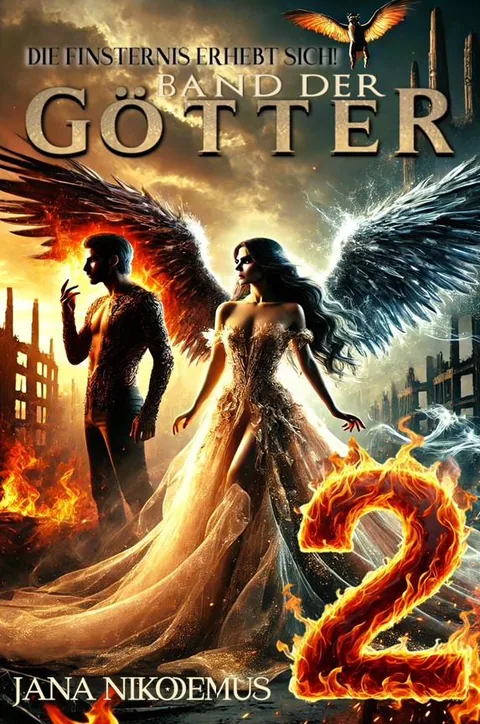 Buchcover: Das Band der Götter – Teil 2: Die Finsternis erhebt sich von Jana Nikodemus